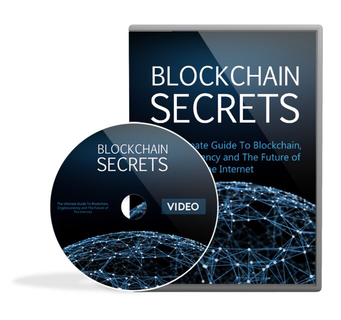 eCover representing Blockchain Secrets Video Upgrade Videos, Tutorials & Courses with Master Resell Rights