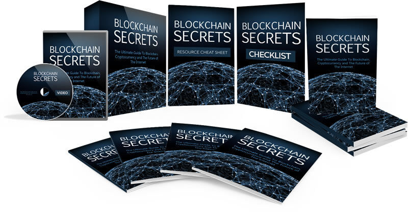 eCover representing Blockchain Secrets Video Upgrade Videos, Tutorials & Courses with Master Resell Rights