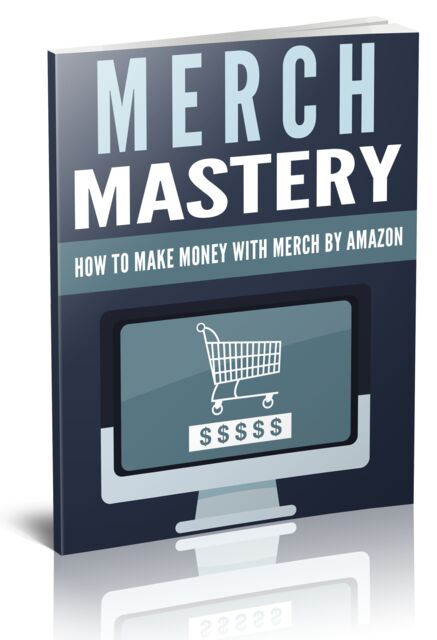 eCover representing Merch Mastery eBooks & Reports with Private Label Rights