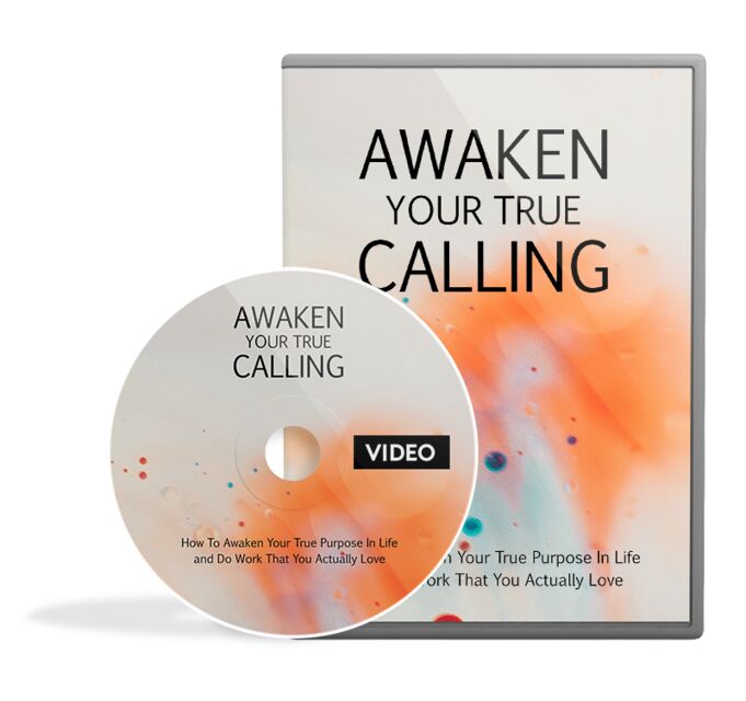 eCover representing Awaken Your True Calling Video Upgrade Videos, Tutorials & Courses with Master Resell Rights