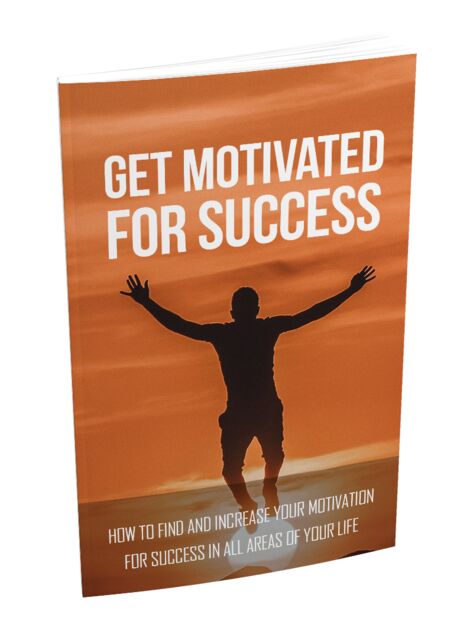 eCover representing Get Motivated For Success eBooks & Reports with Master Resell Rights