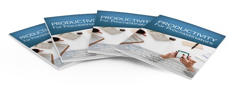 eCover representing Productivity For Procrastinators eBooks & Reports with Master Resell Rights