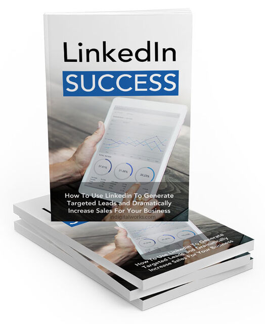 eCover representing LinkedIn Success eBooks & Reports with Master Resell Rights