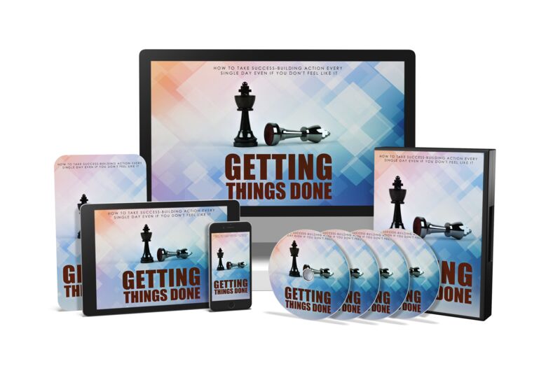 eCover representing Getting Things Done Video Upgrade eBooks & Reports/Videos, Tutorials & Courses with Master Resell Rights