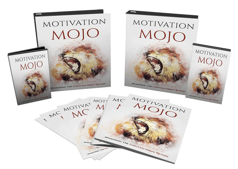 eCover representing Motivation Mojo Video Upgrade Videos, Tutorials & Courses with Master Resell Rights