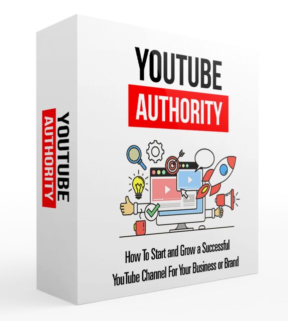 eCover representing Youtube Authority Video Upgrade Videos, Tutorials & Courses with Master Resell Rights