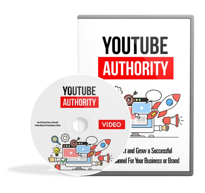 eCover representing Youtube Authority Video Upgrade Videos, Tutorials & Courses with Master Resell Rights