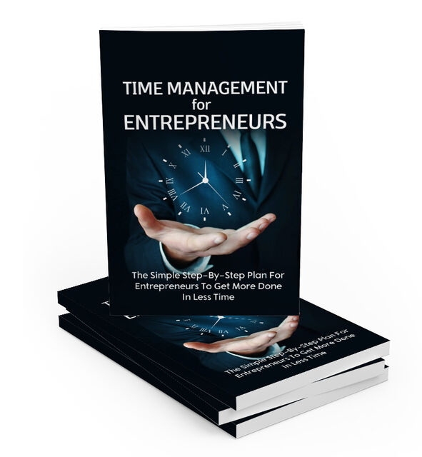 eCover representing Time Management For Entrepreneurs eBooks & Reports with Master Resell Rights