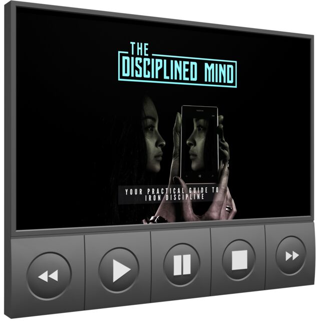 eCover representing The Disciplined Mind Video Upgrade Videos, Tutorials & Courses with Master Resell Rights