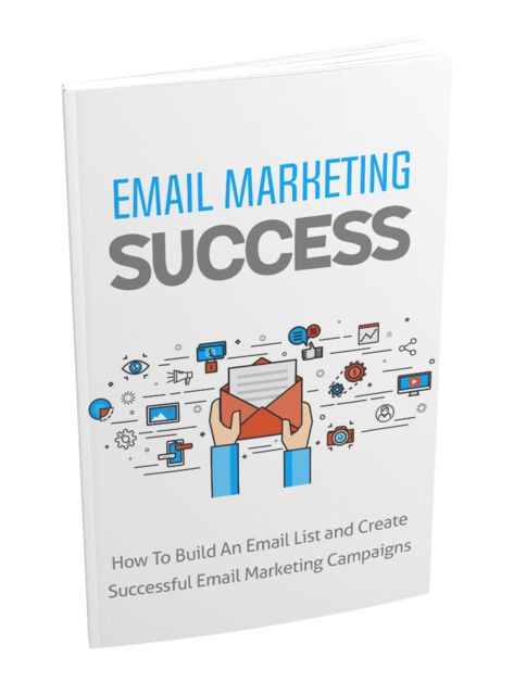 eCover representing Email Marketing Success eBooks & Reports with Master Resell Rights