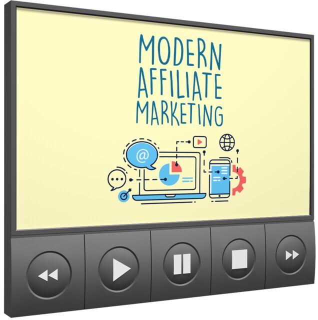 eCover representing Modern Affiliate Marketing Video Upgrade Videos, Tutorials & Courses with Master Resell Rights