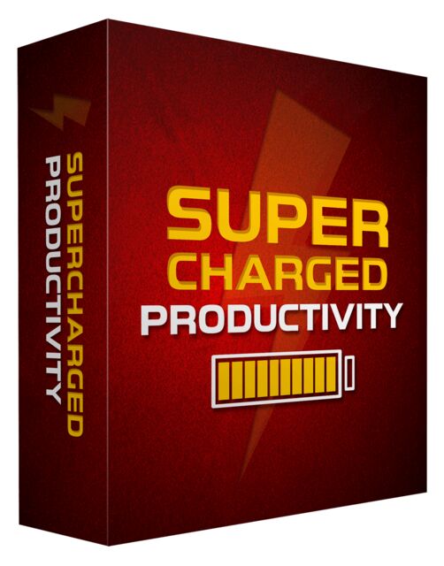 eCover representing Supercharged Productivity eBooks & Reports with Master Resell Rights