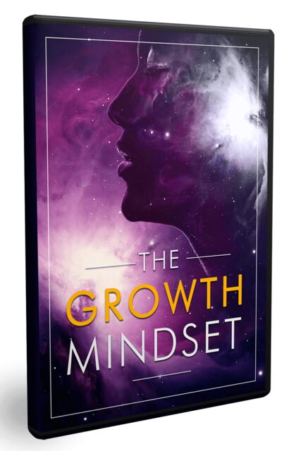 eCover representing The Growth Mindset Video Upgrade Videos, Tutorials & Courses with Master Resell Rights