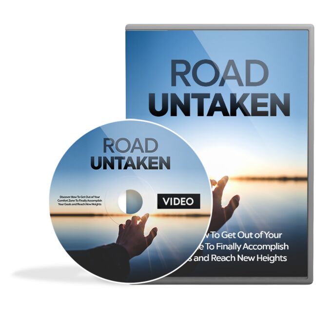 eCover representing Road Untaken Video Upgrade eBooks & Reports/Videos, Tutorials & Courses with Master Resell Rights