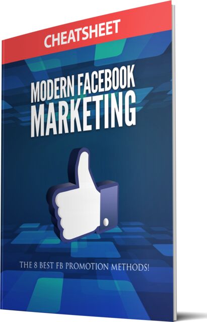 eCover representing Modern Facebook Marketing Guide eBooks & Reports with Master Resell Rights