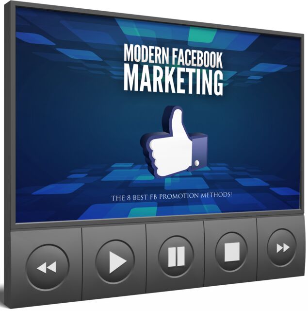 eCover representing Modern Facebook Marketing Video Guide eBooks & Reports/Videos, Tutorials & Courses with Master Resell Rights