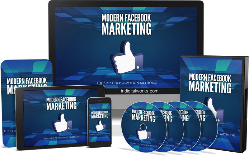 eCover representing Modern Facebook Marketing Video Guide eBooks & Reports/Videos, Tutorials & Courses with Master Resell Rights