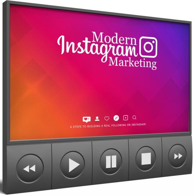 eCover representing Modern Instagram Marketing Video Upgrade eBooks & Reports/Videos, Tutorials & Courses with Master Resell Rights