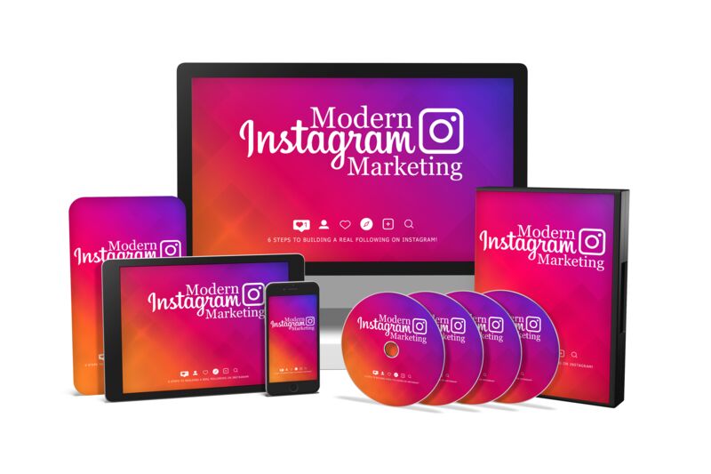 eCover representing Modern Instagram Marketing Video Upgrade eBooks & Reports/Videos, Tutorials & Courses with Master Resell Rights