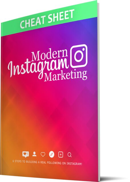 eCover representing Modern Instagram Marketing Videos, Tutorials & Courses with Master Resell Rights