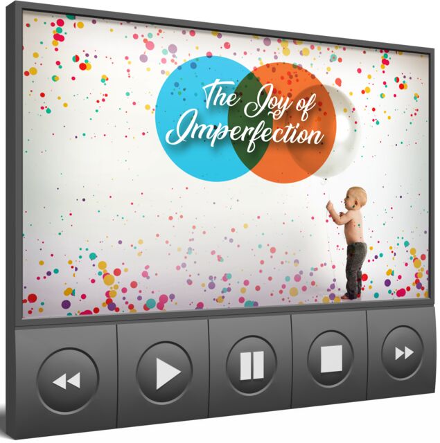 eCover representing The Joy Of Imperfection Video Upgrade eBooks & Reports/Videos, Tutorials & Courses with Master Resell Rights