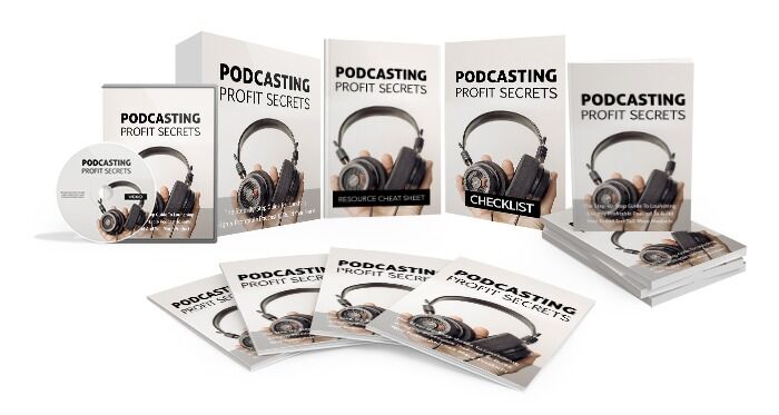 eCover representing Podcasting Profit Secrets Video Upgrade eBooks & Reports/Videos, Tutorials & Courses with Master Resell Rights