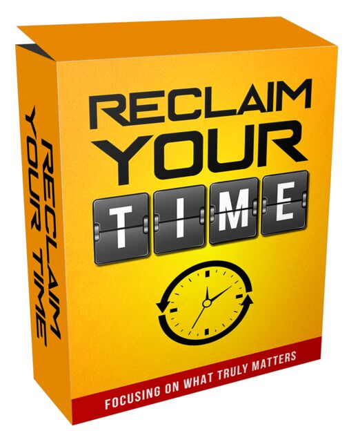 eCover representing Reclaim Your Time Video Upgrade Videos, Tutorials & Courses with Master Resell Rights