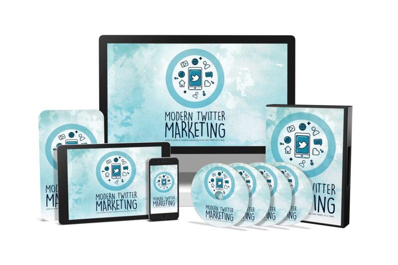 eCover representing Modern Twitter Marketing Video Upgrade eBooks & Reports/Videos, Tutorials & Courses with Master Resell Rights
