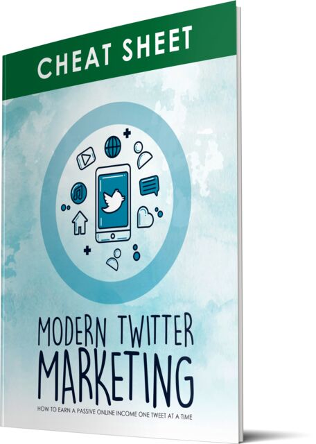 eCover representing Modern Twitter Marketing eBooks & Reports/Videos, Tutorials & Courses with Master Resell Rights