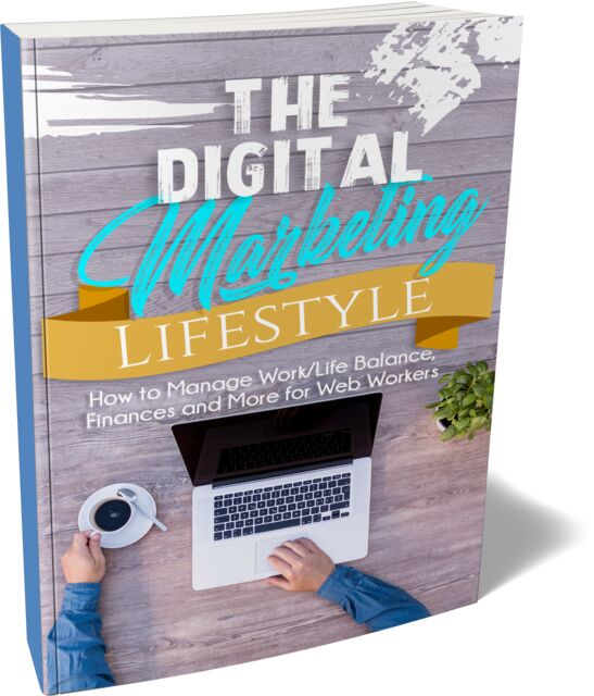 eCover representing The Digital Marketing Lifestyle eBooks & Reports with Master Resell Rights