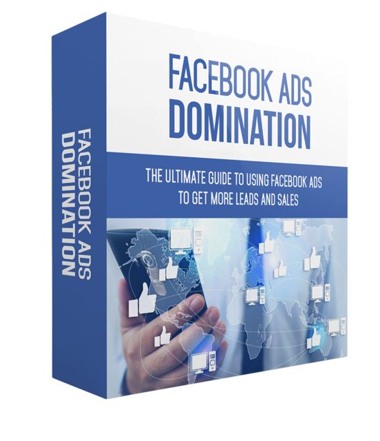 eCover representing Facebook Ads Domination Video Upgrade eBooks & Reports/Videos, Tutorials & Courses with Master Resell Rights