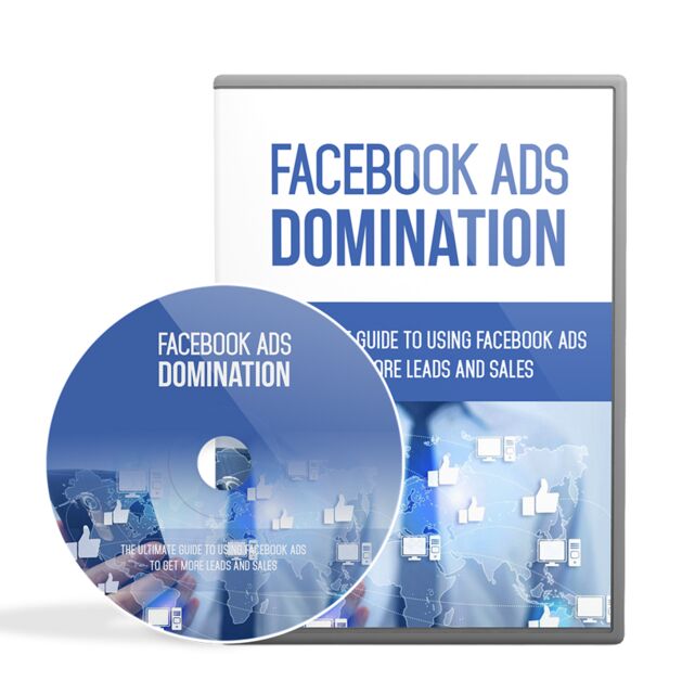 eCover representing Facebook Ads Domination Video Upgrade eBooks & Reports/Videos, Tutorials & Courses with Master Resell Rights