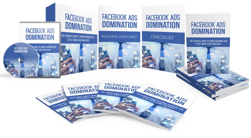 eCover representing Facebook Ads Domination Video Upgrade eBooks & Reports/Videos, Tutorials & Courses with Master Resell Rights