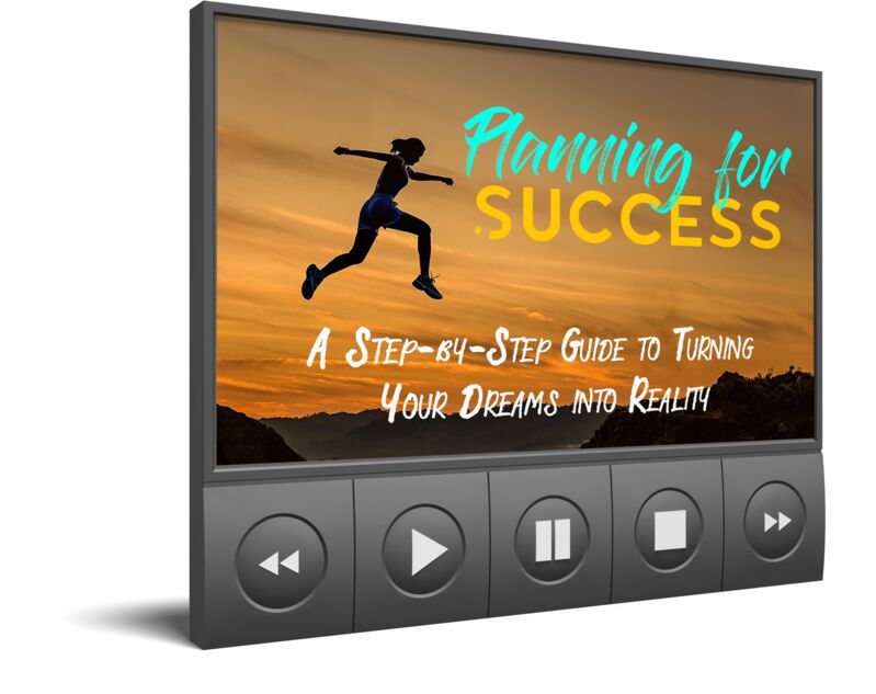 eCover representing Planning For Success Video Upgrade eBooks & Reports/Videos, Tutorials & Courses with Master Resell Rights