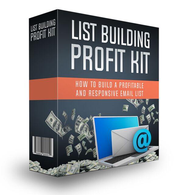 eCover representing List Building Profit Kit Video Upgrade Videos, Tutorials & Courses with Resell Rights