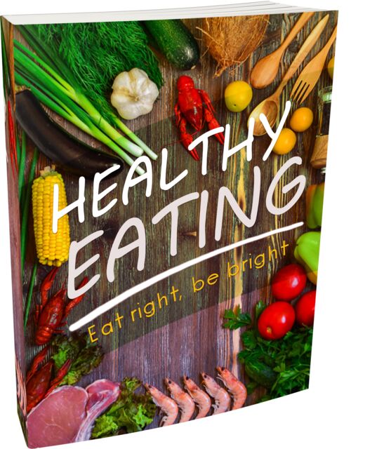 eCover representing Healthy Eating Guide eBooks & Reports with Master Resell Rights