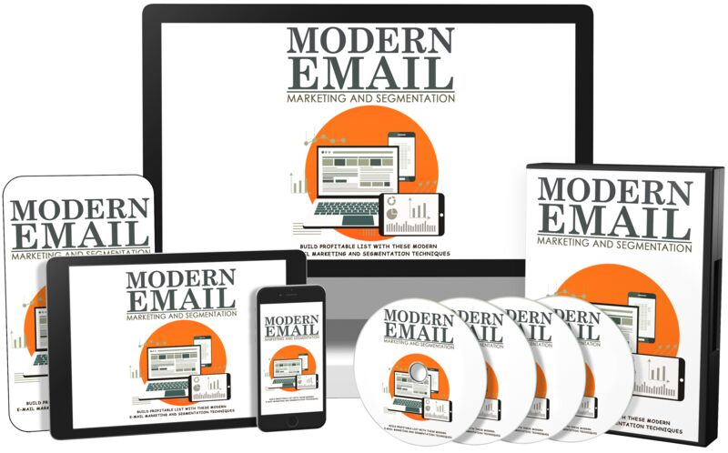 eCover representing Modern Email Marketing and Segmentation Video Upgrade eBooks & Reports/Videos, Tutorials & Courses with Master Resell Rights