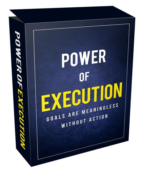 eCover representing Power Of Execution Video Upgrade Videos, Tutorials & Courses with Master Resell Rights