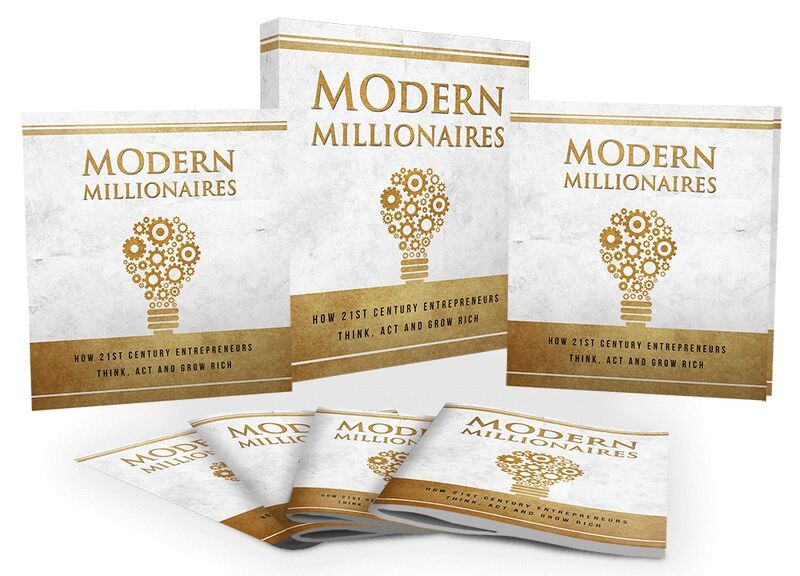 eCover representing Modern Millionaires eBooks & Reports with Master Resell Rights