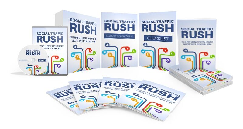 eCover representing Social Traffic Rush eBooks & Reports with Master Resell Rights