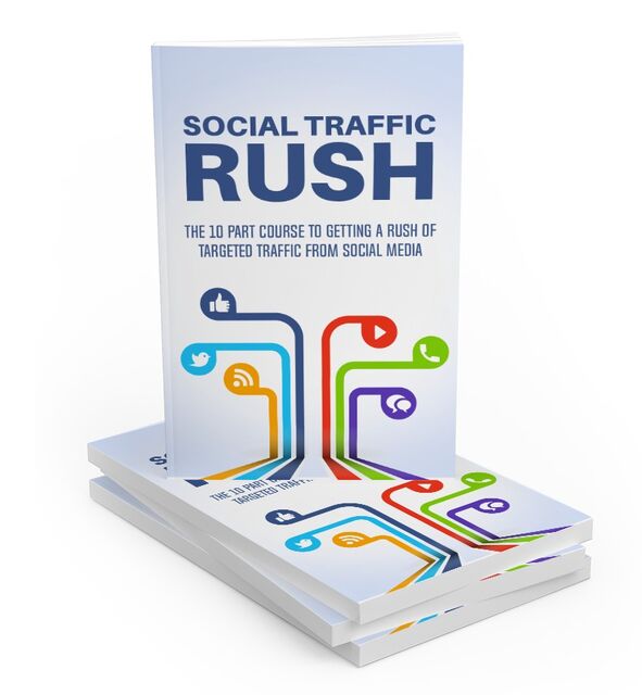 eCover representing Social Traffic Rush eBooks & Reports with Master Resell Rights