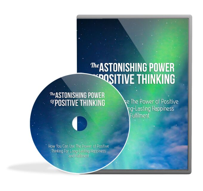 eCover representing The Astonishing Power Of Positive Thinking Video Upgrade eBooks & Reports/Videos, Tutorials & Courses with Master Resell Rights