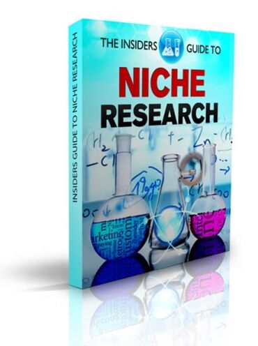 eCover representing The Insiders Guide To Niche Research eBooks & Reports with Master Resell Rights