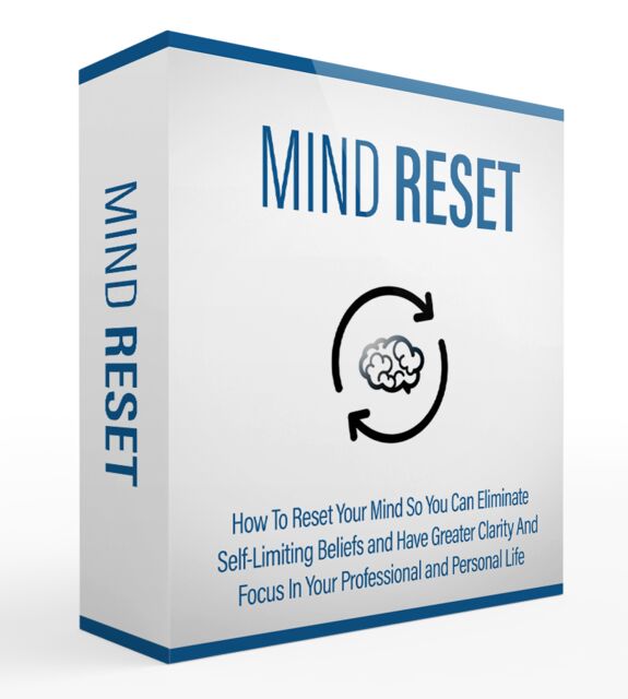 eCover representing Mind Reset Video Upgrade eBooks & Reports/Videos, Tutorials & Courses with Master Resell Rights