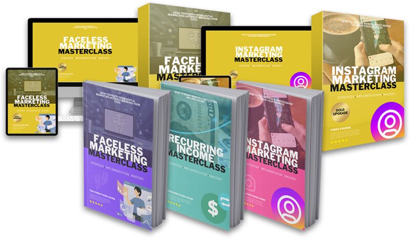 eCover representing Digital Masterclass Bundle - Volume 2 Bundles with Master Resell Rights