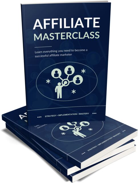 eCover representing Affiliate Masterclass eBooks & Reports with Master Resell Rights
