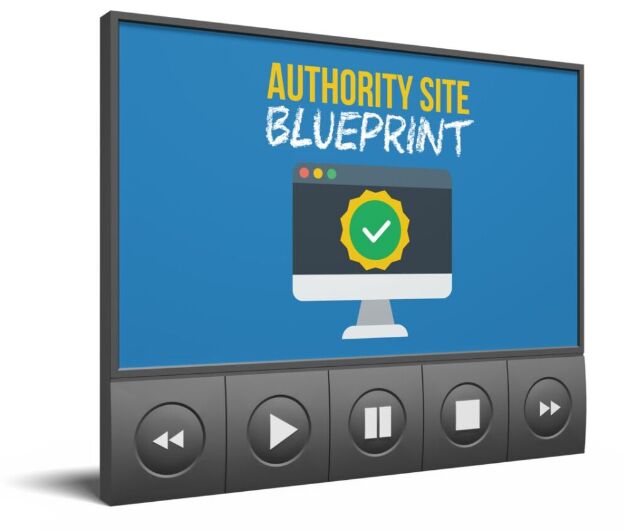 eCover representing Authority Site Blueprint Audio & Music with Master Resell Rights